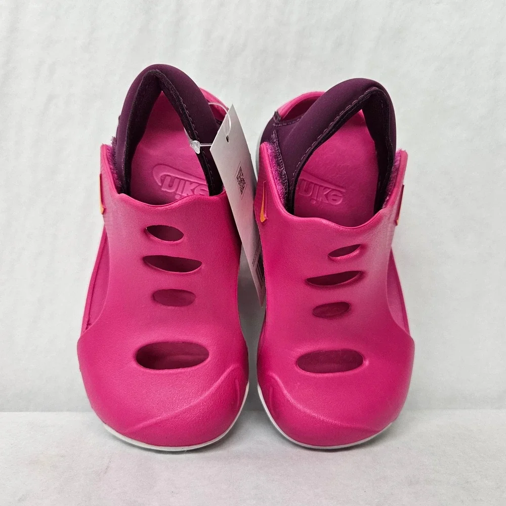 Nike Sunray Protect 3 TD Sandals DH9465-602 Pink Prime Sangria Toddler Size 10C